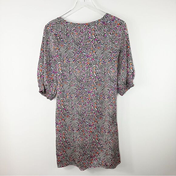 Lilly Pulitzer 100% Silk Sandpiper Dress In Peacock Feather Size 2 - Picture 2 of 12